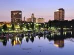 Downtown Augusta, Georgia sits on the Savannah River and is the second most populous city in the state with nearly 200,000 residents.