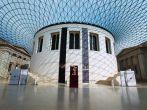Interior of the British Museum in London.