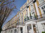 A row of flats located in bayswater london. for similar photographies visit: Buildings - Commerical and residential.