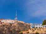 Hollywood - June 2011: Hollywood sign on the hill in California valley, June 4, 2011, Los Angeles, California, USA
