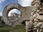 stone ring for ball games in Uxmal, Yucatan.