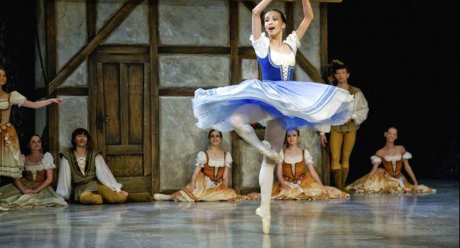 The Prague State Opera ballet ensemble presents the traditional version of Giselle on April 6, 2011 in Prague.