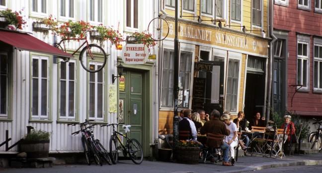 Cafe, Tromso, Trondheim to the North Cape, Norway