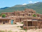 Adobe house in Taos Pueblo, NM