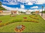 Adriatic tourist destination of Nin cathedral in nature view, Dalmatia, Croatia