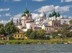 Rostov Kremlin, Russia, view from the Nero lake; Shutterstock ID 114104542; Project/Title: Moscow ebook