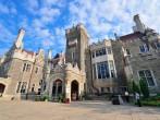 TORONTO, CANADA - JULY 3: Casa Loma exterior view on July 3, 2012 in Toronto, Canada. Built 1911Ã?Ã?Ã?ÃÂ¨C1914 and was Established as museum 1937, it was the largest private residence in Canada.; 
