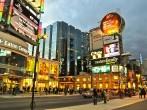 TORONTO,ON - SEPTEMBER 25: Yonge-Dundas Square on September 25, 2010 in Toronto, Canada. Yonge- Dunda Square is a commercial, and public square, hosts many events,and one of Toronto's main attraction.; 