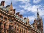 LONDON, UK - JULY 10TH 2015: The former Midland Grand Hotel in Kings Cross, London on 10th July 2015. The building now houses the luxury St. Pancras Renaissance London Hotel.