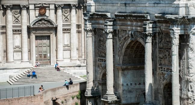 Arco di Settimio Severo, Rome, Italy
