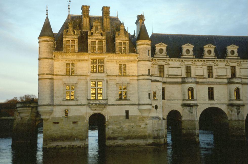 Chateau of Chenonceau in Loire Valley, France