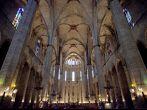 Ceiling, Santa Maria del Mar, Barcelona, Spain