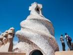 Roof, Casa Mila, The Eixample, Barcelona, Spain