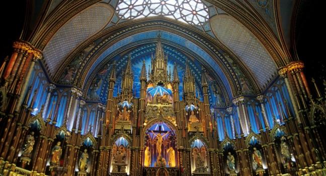 Basilique Notre-Dame-de-Montre&#x301;al, Montreal, Quebec, Canada