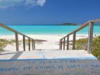 Tropic of Cancer mark at Little Exuma, Bahamas