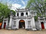 Gate to the Temple of Literature in Hanoi, Vietnam.; 