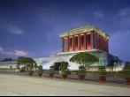 Ho Shi Min mausoleum in Hanoi city;