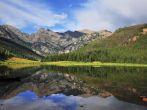 View of mountain lake /Piney Lake, Vail, Colorado;