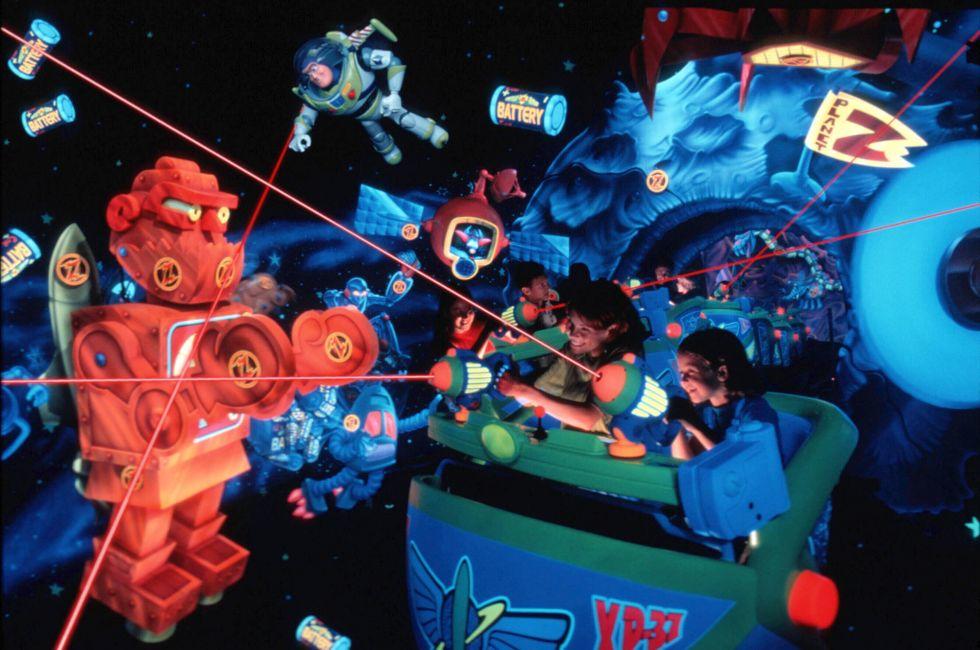 BATTERIES NOT INCLUDED &#x2014; Buzz Lightyear&#x2019;s Space Ranger Spin &#x2013; located in the Magic Kingdom at Walt Disney World Resort in Lake Buena Vista, Fla., transports guests into the playful world of &#x201c;Toy Story,&#x201d; Disney and Pixar&#