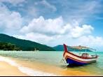 Beach Scene in Penang, Malaysia; 