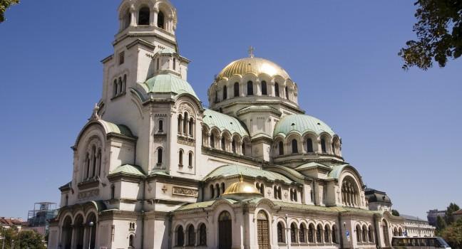 The St. Alexander Nevsky Cathedral in Sofia, Bulgaria