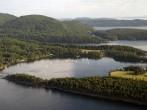 Gulf Islands - Saturna Island and Samuel Island, British Columbia.