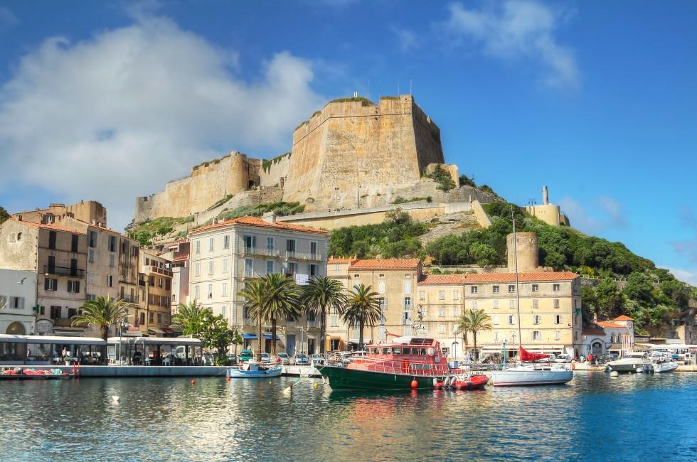 The Port de Plaisance of Bonifacio, Corsica, France; 