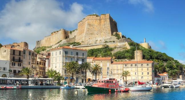 The Port de Plaisance of Bonifacio, Corsica, France; 