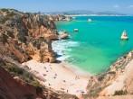The beach on Algarve coast
