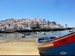 Boat at Ferragudo bay, Algarve.; Shutterstock ID 43751104; Project/Title: Fodors; Downloader: Melanie Marin