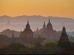 Sunrise over ancient Bagan, Myanmar.