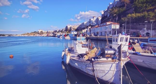 Port in Mao - capital city of Menorca, Balearic Islands, Spain.