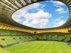 GDANSK, POLAND - FEBRUARY 4: Newly built PGE Arena stadium for 43,615 spectators. The stadium was built specifically for the Euro 2012 Championship. February 4, 2012 in Gdansk, Poland.