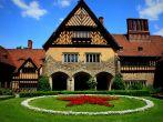 The Cecilienhof Palace is a palace located in the northern part of the Neuer Garten park in Potsdam, close to lake Jungfernsee. Since 1990 is part of the Palaces and Parks of Potsdam and Berlin as World Heritage Site declared by the Unesco.