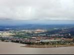 Cityscape aerial view of Bintulu Town, Sarawak, Malaysia.; 