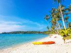 Kayak at the tropical beach ; Shutterstock ID 194582744; Project/Title: Fodor's Vietnam; Downloader: Fodor's Travel