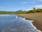 Waves coming in on the beach in Guanacaste