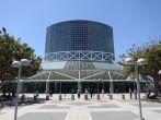 LOS ANGELES, CALIFORNIA, USA - APRIL 16, :The Convention Center in Downtown Los Angeles on April 16, 2013.  The annex designed by architect James Ingo Freed makes the total space 720,000 sq ft