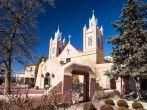 San Felipe de Neri Church in Old Town Alburqueque, New Mexico, USA