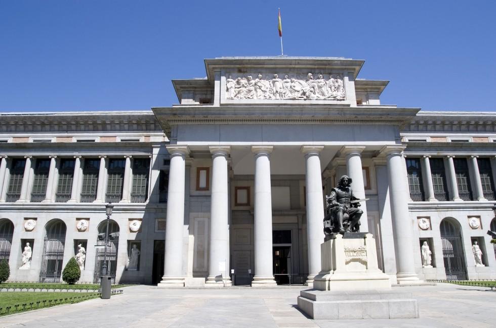 MADRID - AUGUST 6: Prado Museum in Madrid features one of the world's finest collections of European Art with over 21,000 pieces. The front of the Prado Museum on August 6, 2010 in Madrid, Spain.; Shutterstock ID 61046203; Project/Title: Photo Database top