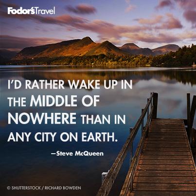 travel quote of the week on getting away from it all
