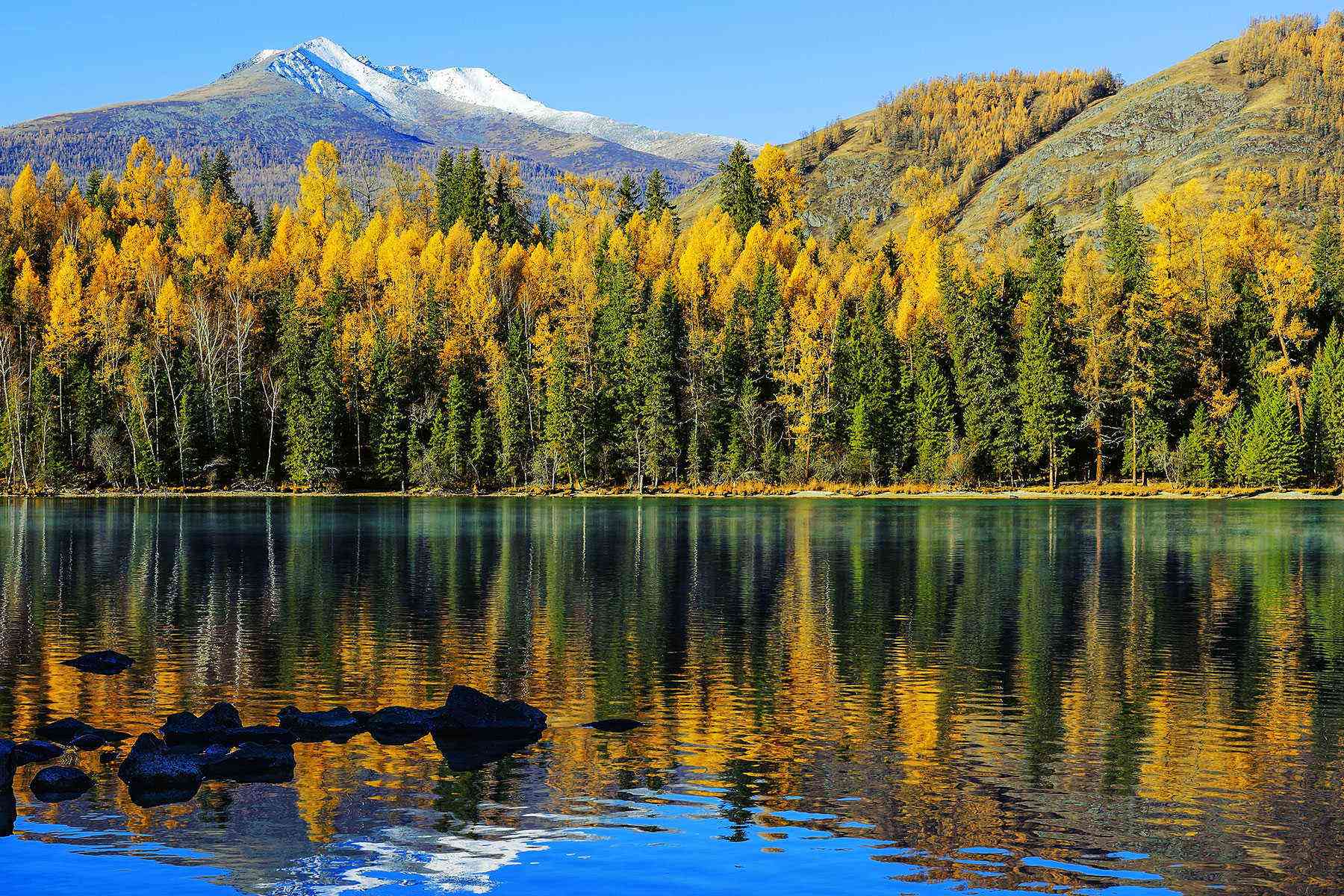 Leaf-Peeping-China-Kanas-Lake