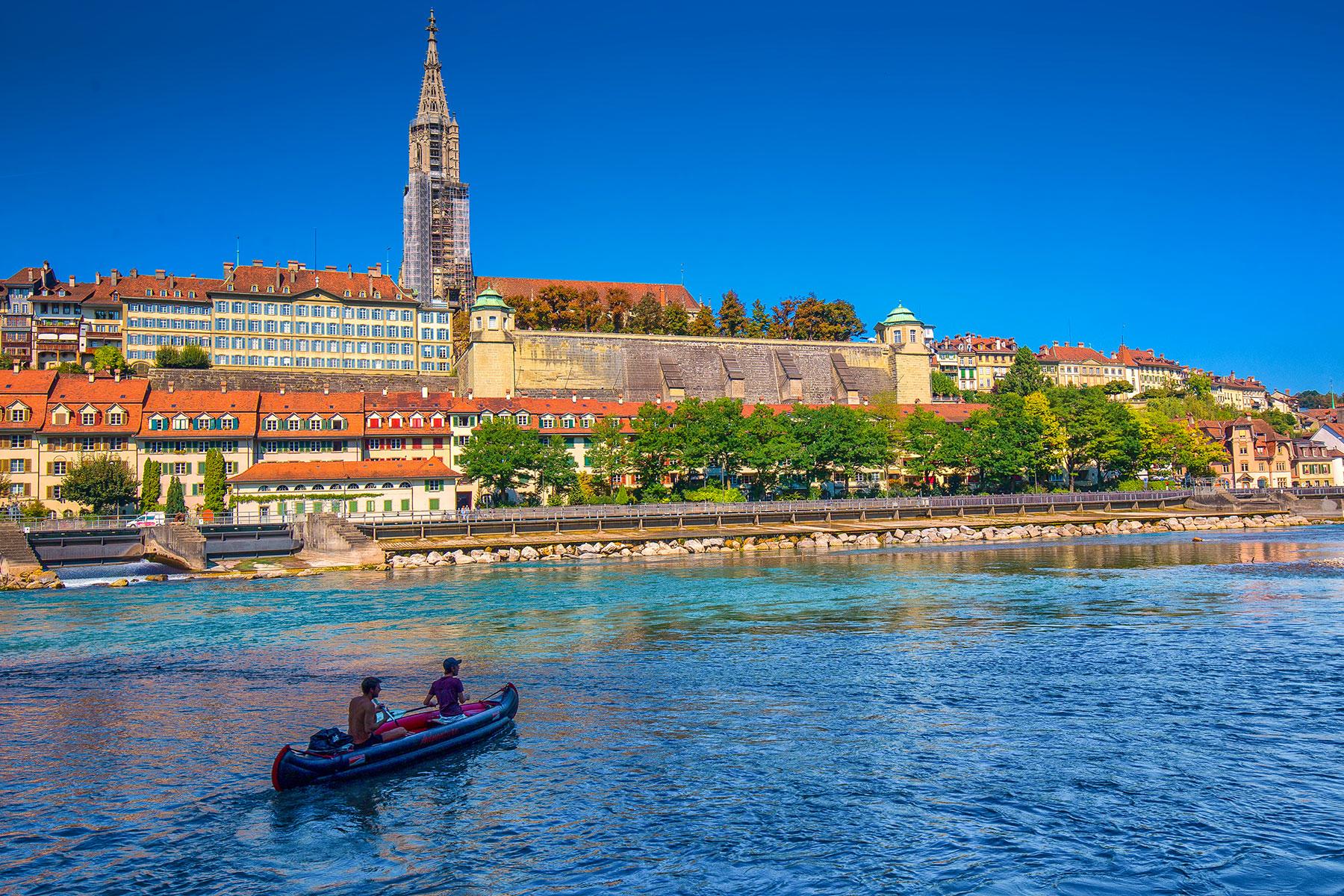 Ultimate-Things-To-Do-Switzerland-Float-Down-Aare-River-In-Bern