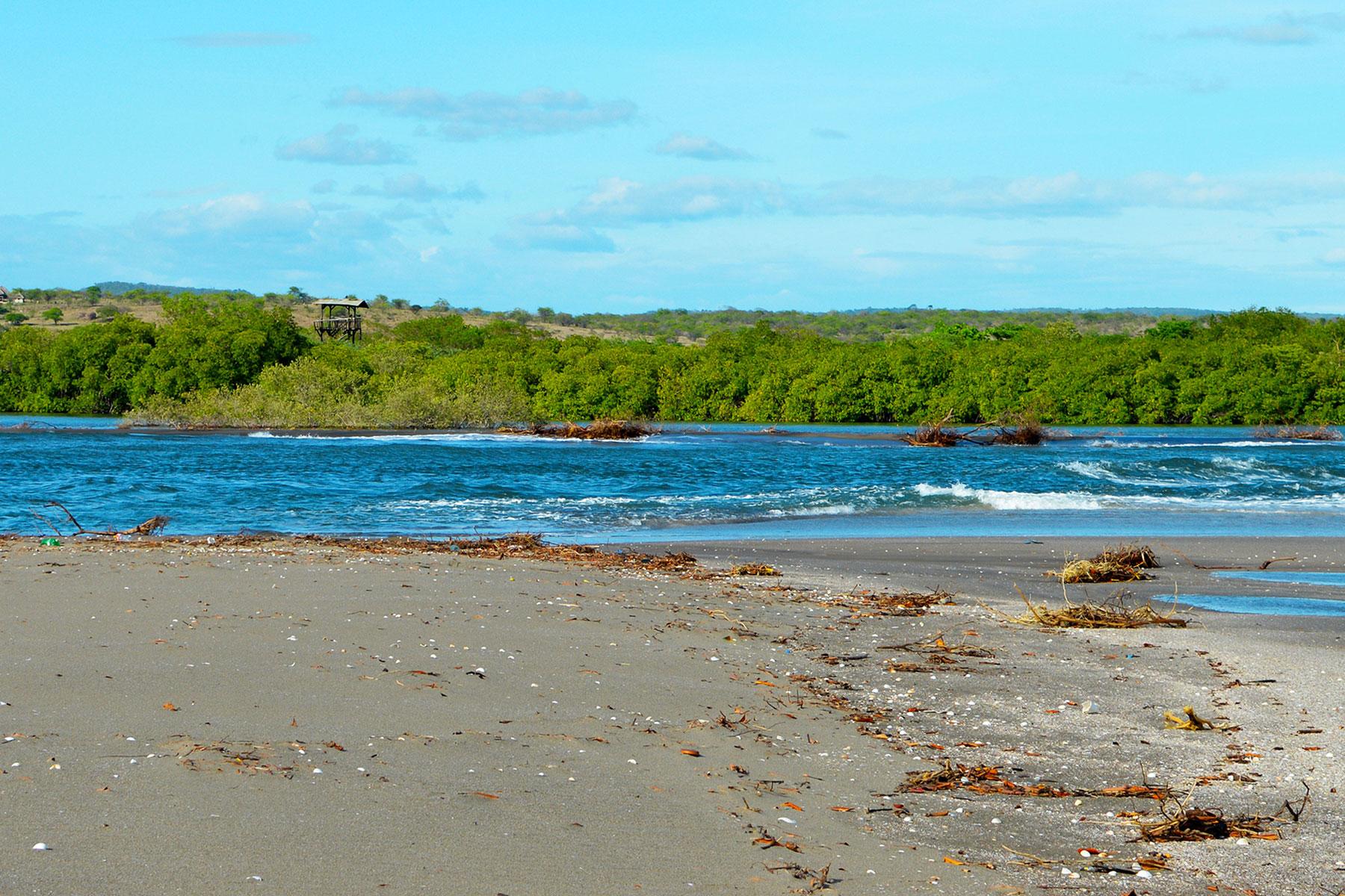 Black-Sand-Beaches-Playa-Las-Penitas-Leon-Nicaragua