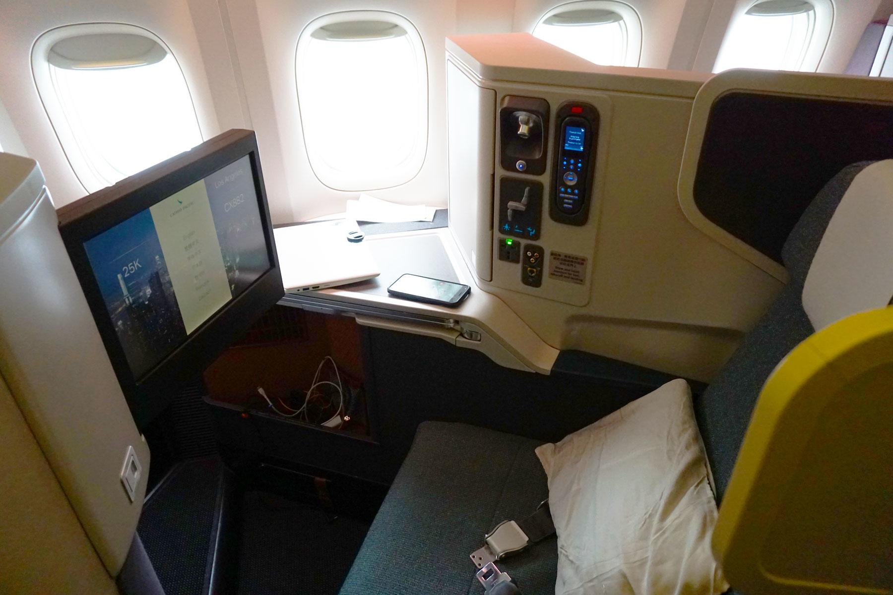 Review: I Flew Cathay Pacific Business Class From Los Angeles to Hong Kong