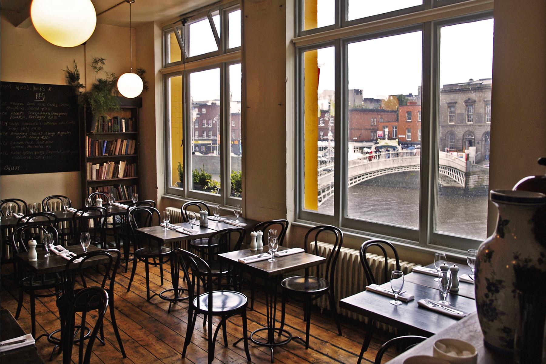 Literary-Tour-Of-Dublin-Winding-Stair-Bookshop-Cafe-1