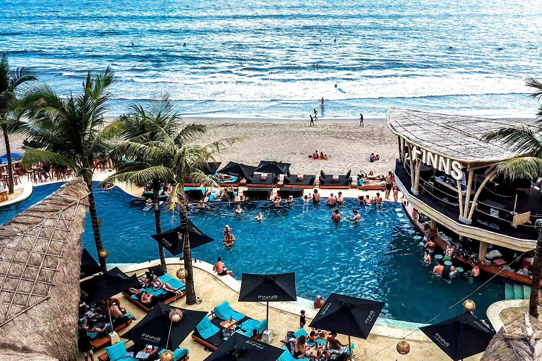 Bali's Best Beach Clubs for Sun, Swimming, and Food and Beverages