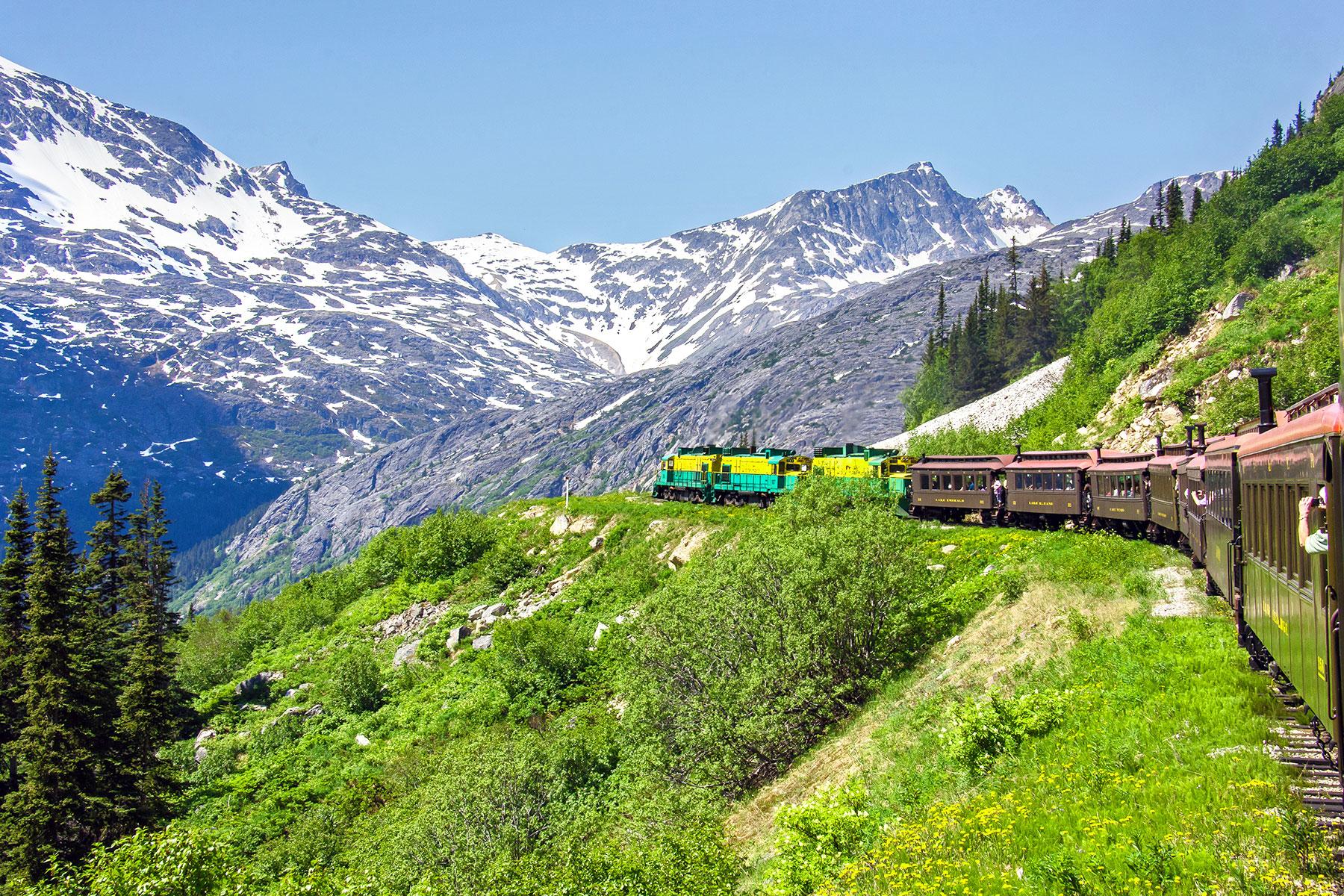<a href='https://www.fodors.com/world/north-america/usa/alaska/experiences/news/photos/the-10-cant-miss-shore-excursions-to-choose-on-your-alaskan-cruise#'>From "The 10 Can't-Miss Shore Excursions to Choose on Your Alaskan Cruise: White Pass Train Ride and Mountain Biking"</a>