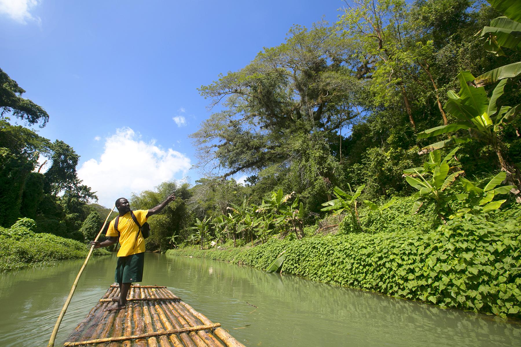 bamboo raft