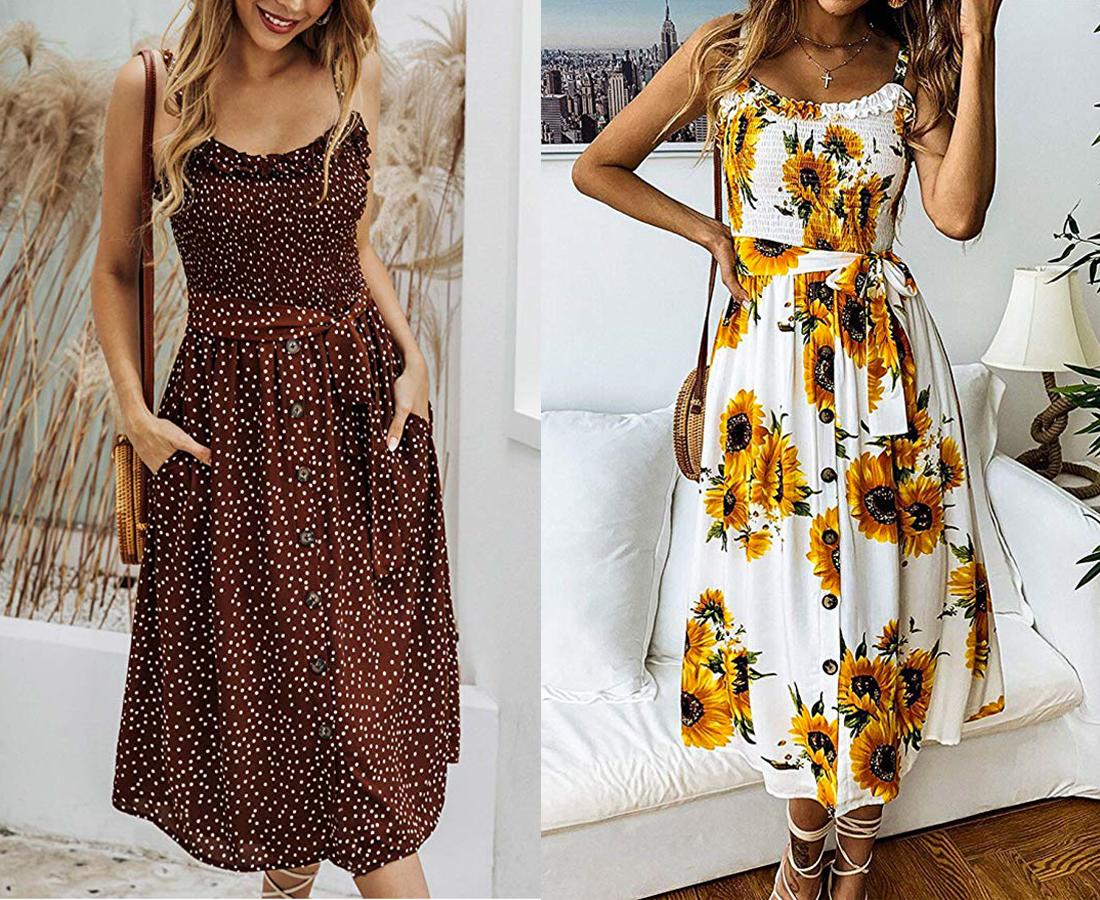 Buy > summer dresses with shelf bra > in stock